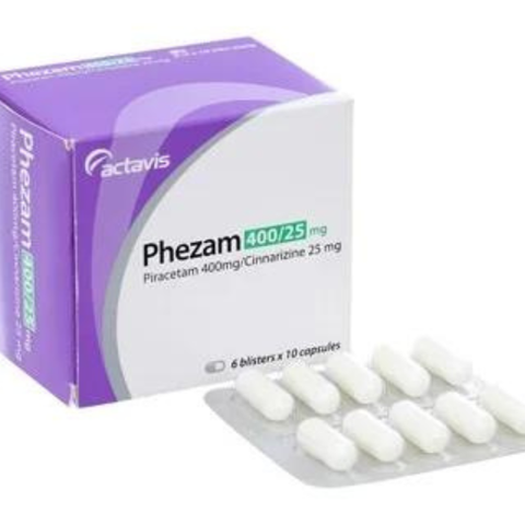 Phezam 400/25 hộp 60 viên