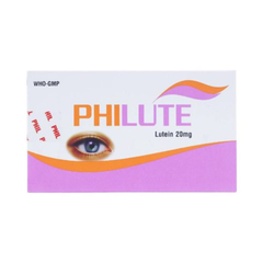 Philute 20Mg Điều Trị Rối Loạn Thị Giác  Ngừa Các Bệnh Về Mắt hộp 30 viên