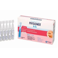 Nước biển tự nhiên 100% vô trùng Physiomer Baby Unidose hộp 30 ống 5ml
