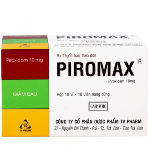 Piromax 10mg hộp 100 viên