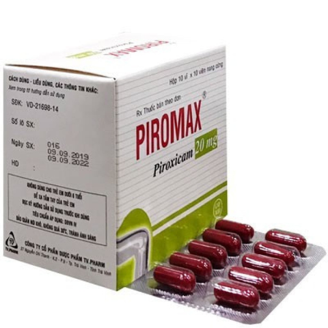 Piromax 20mg hộp 100 viên