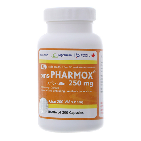 Pms-Pharmox 250mg chai 200 viên