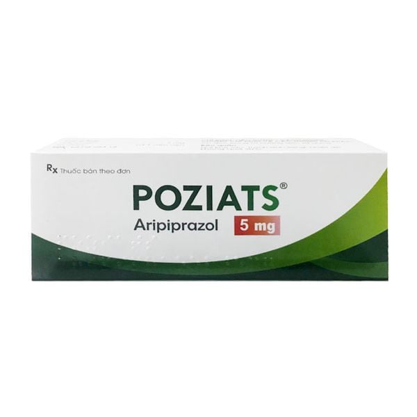 Poziats 5mg Medisun điều trị tâm thần phân liệt Hộp 30 viên