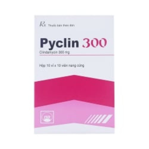 Pyclin 300mg hộp 100 viên