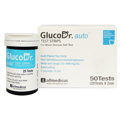 Que Thử Đường Gluco Dr.Auto 25 que
