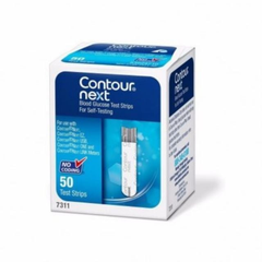 Que thử đường huyết contour next hộp 70 que