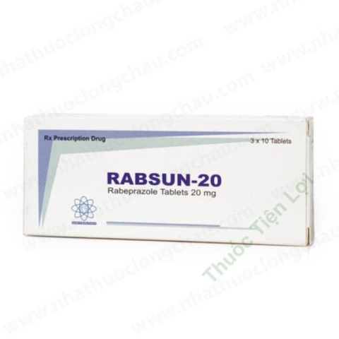 Rabsun-20mg hộp 30 viên