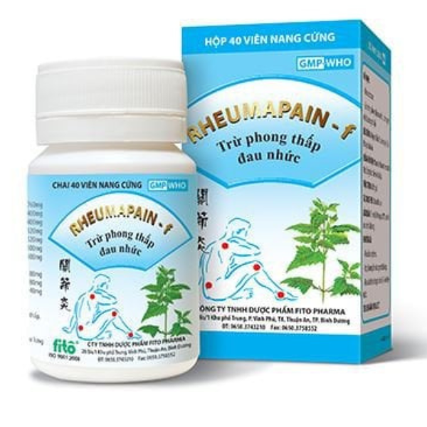 Rheumapain-F hỗ trợ điều trị viêm đa khớp dạng thấp hộp 40 viên