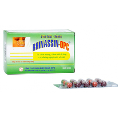 Rhinassin OPC điều trị viêm xoang, viêm mũi dị ứng hộp 50 viên