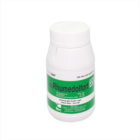 Rhumedolfort chai 100 viên