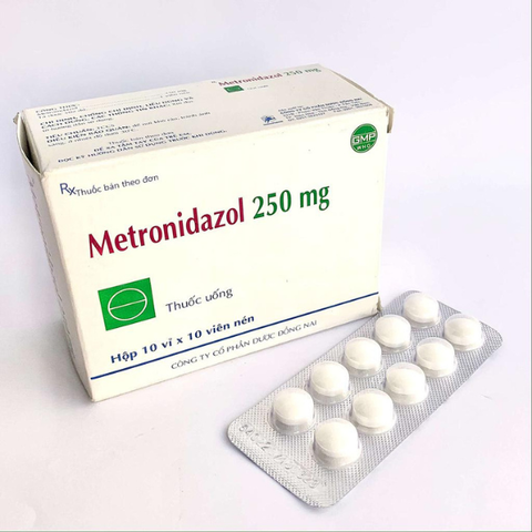 Metronidazol 250mg ĐN hộp 100 viên