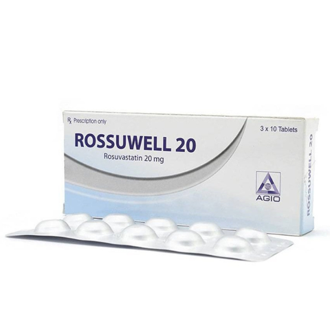 Rossuwell 20mg hộp 30 viên