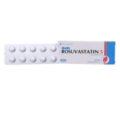 Rosuvastatin 5mg savi hộp 30 viên