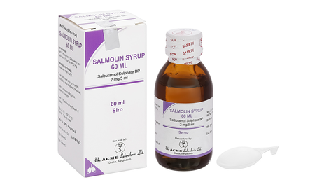 Salmolin syrup thuốc trị hen suyễn chai 60ml
