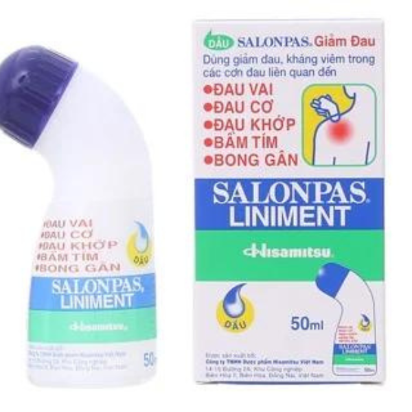 Dầu bôi Salonpas Liniment chai 50ml