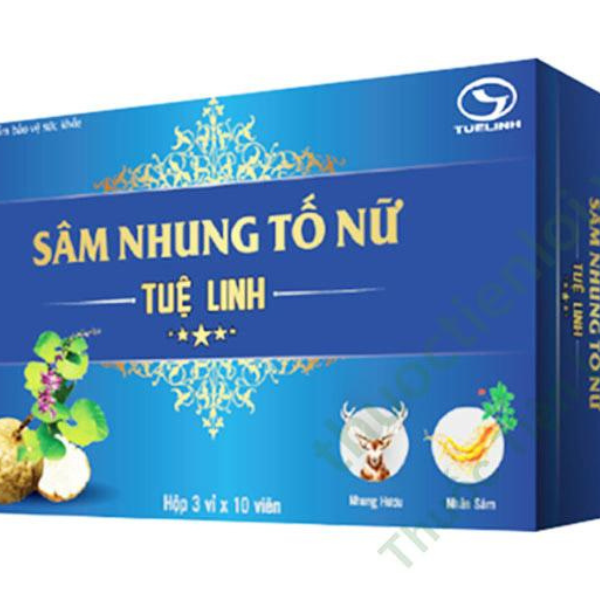 Sâm nhung tố nữ tuệ linh hộp 30 viên