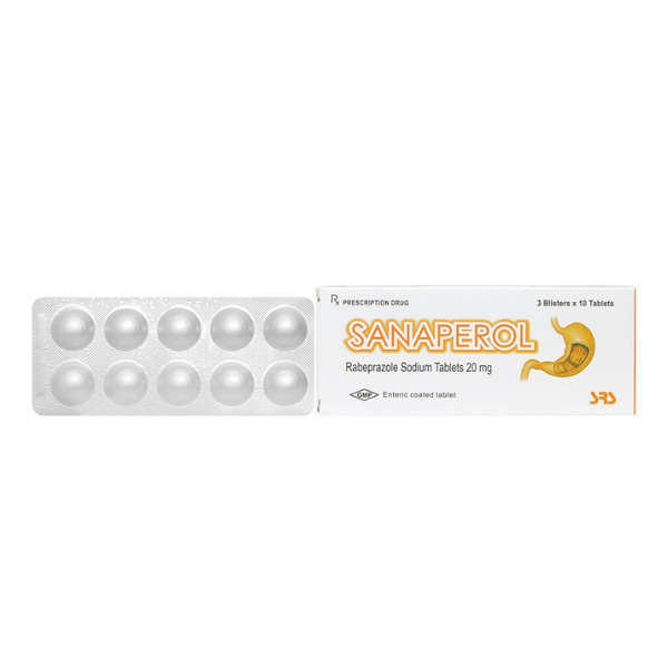 Sanaperol 20mg hộp 30 viên