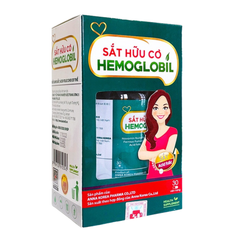 Sắt hữu cơ Hemoglobil lọ 30 viên