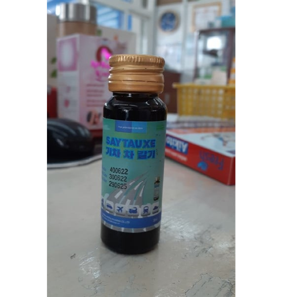 Say tàu xe nước uống thảo mộc