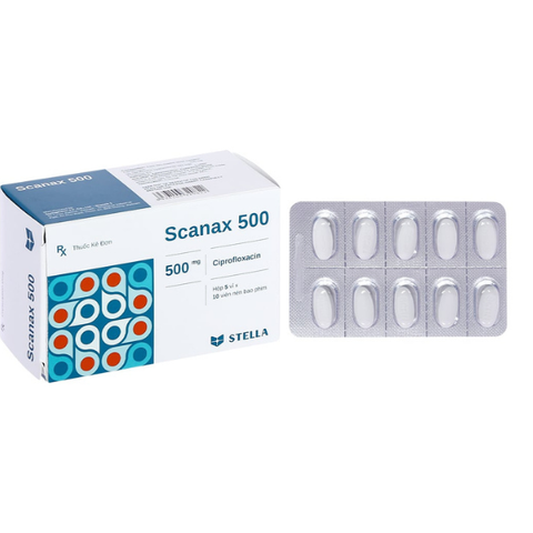 Scanax 500mg stella hộp 50 viên
