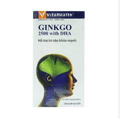 GINKGO 2500 DHA VITAHEALTH hộp 30 viên
