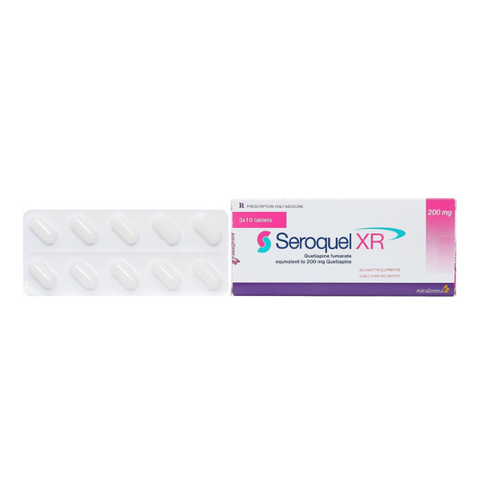 Seroquel XR 200mg hộp 30 viên