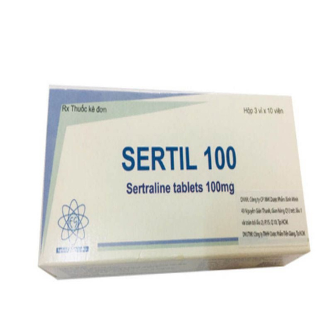 Sertil 100mg hộp 30 viên
