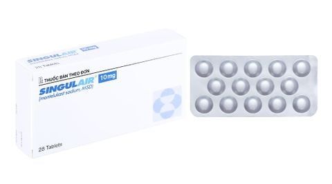 Singulair 10mg hộp 28 viên