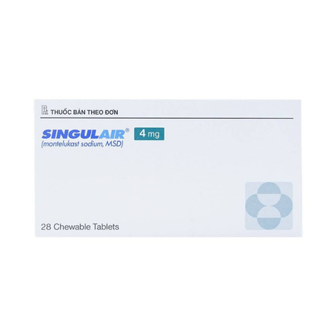 Singulair 4mg hộp 28 viên