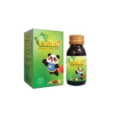 Siro Lasika hỗ trợ giảm ho, giảm đau rát họng chai 60ml