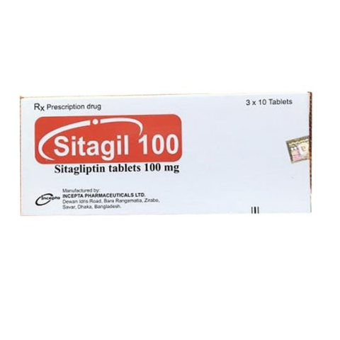 Sitagil 100mg hộp 30 viên