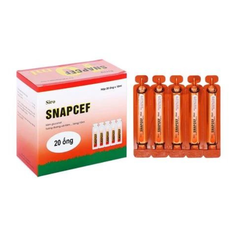 Snapcef 16mg/10ml hộp 20 ống