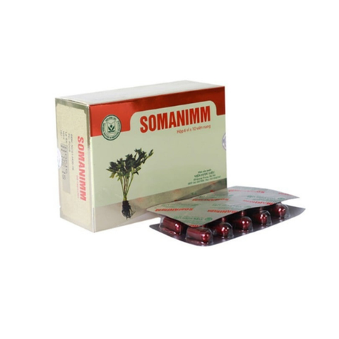 Somanimm Hỗ Trợ Điều Trị Suy Giảm Hệ Miễn Dịch hộp 60 viên