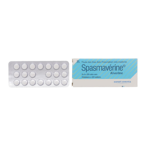 Spasmaverine 40mg hộp 60 viên