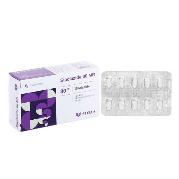 Staclazide 30mg  hộp 30 viên