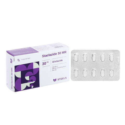 Staclazide 30mg  hộp 30 viên
