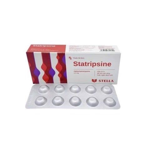 Statripsine hộp 20 viên