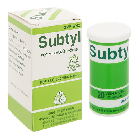 Subtyl MKP chai 20 viên