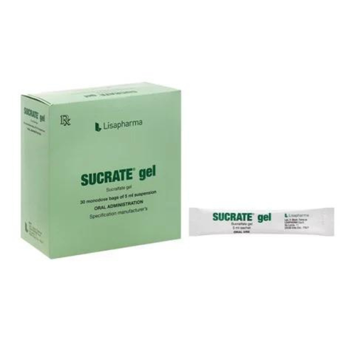 Hỗn dịch uống Sucrate Gel 1g trị viêm loét dạ dày, tá tràng hộp 30 gói