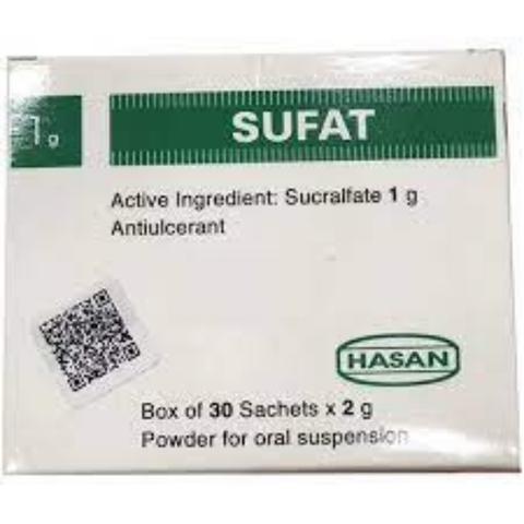 Sufat 1,5g hộp 30 gói