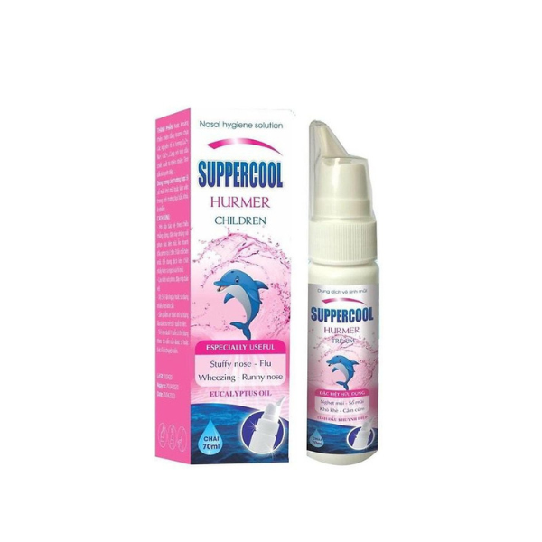 Dung dịch vệ sinh mũi trẻ em SUPERCOOL HURMER CHILDREN chai 70ml