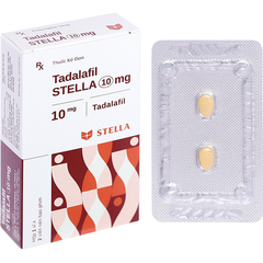 Tadalafil Stella 10mg trị rối loạn cương dương hộp 2 viên