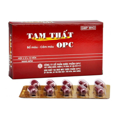 Thuốc bổ máu, cầm máu TAM THẤT OPC hộp 20 viên