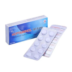 Heptaminol 187.8mg dmc hộp 20 viên