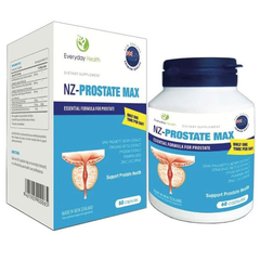 NZ Prostate Max hổ trợ giảm u xơ, phì đại tiền liệt tuyến lành tính lọ 60 viên