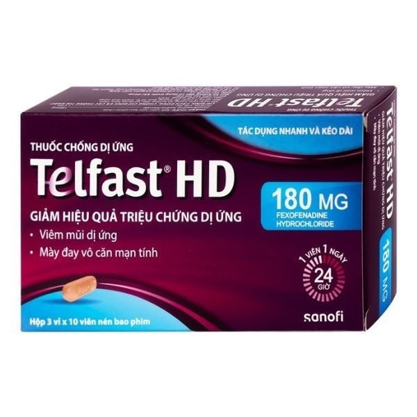 Telfast 180 hộp 30 viên