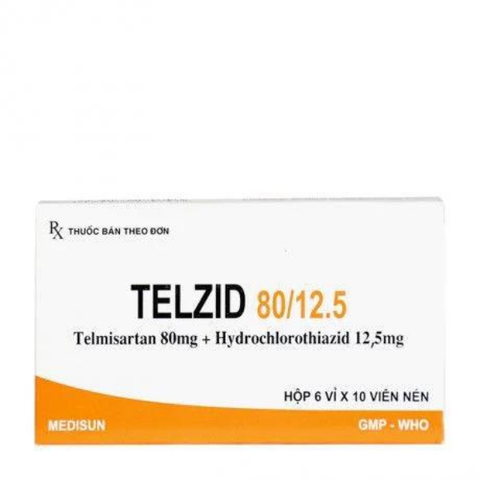 Telzid 80/12.5 hộp 60 viên