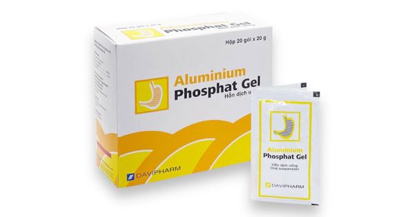 Aluminium phosphat gel hộp 20 gói