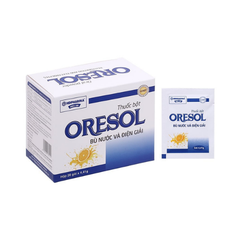 Thuốc bột Oresol HD Pharma bù nước và điện giải (20 gói x 4.41g)