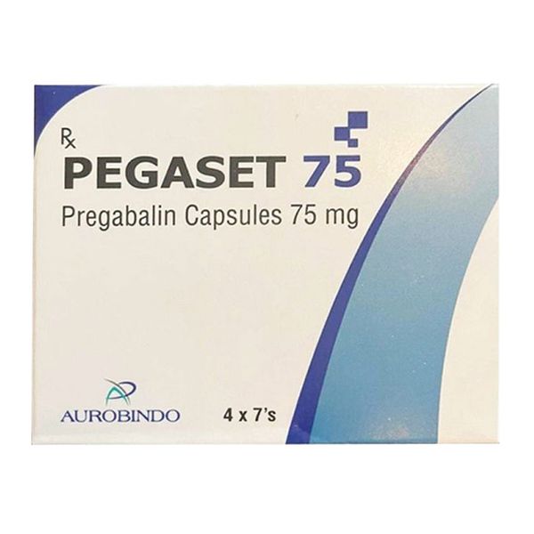 Thuốc Pegaset 50mg điều trị đau dây thần kinh hộp 28 viên